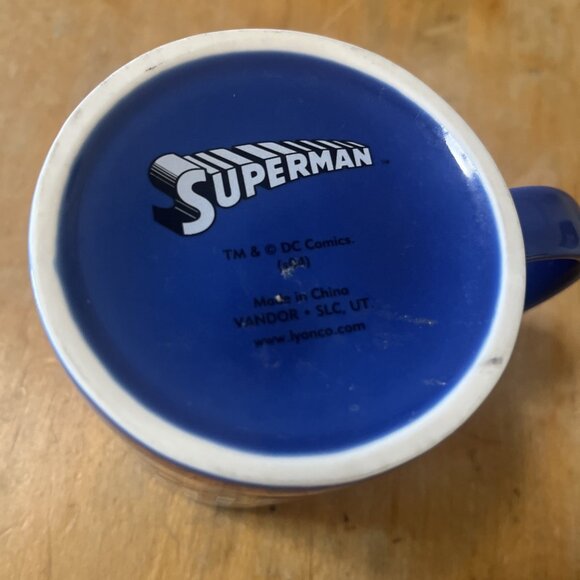 Superman Coffee Mug "America's Hero" 16 Oz DC Comics Cup Jumbo Cup - Picture 8 of 8